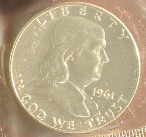 1961-Franklin-Half-In-Mint-Wrapper